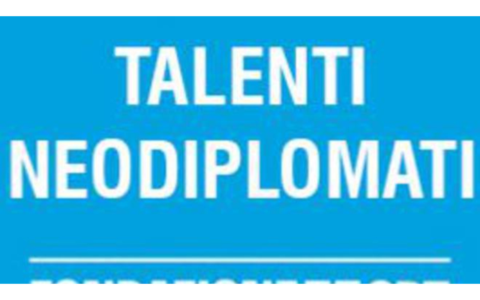 Talenti Neodiplomati 2018-2019